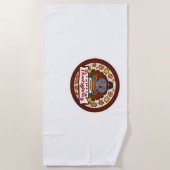 Schattigee Kawaii Turkije - Happy Thanksgiving Cla Strandlaken (Voorkant)