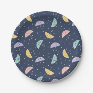 Schattigee Kawaii Umbrella Patroon Papier Bord