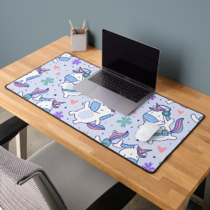Schattigee Kawaii Unicorn Desk Mat