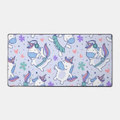 Schattigee Kawaii Unicorn Desk Mat (Voorkant)