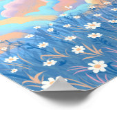 Schattigee Kawaii Wallpaper poster print (Hoek)