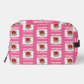 Schattigee Kawaii WATERMELOEN LOVE JAPAN Zomerfrui Toilettasje (Achterkant)