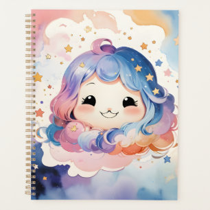 Schattigee Kawaii Waterverf Art Star Baby Girl Pla Planner