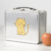 Schattigee Kawaii Yellow Cat tekening (In situ)