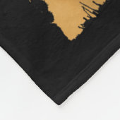 Schattigee Kawaii Zwarte Kat Eten Sushi Grappig Ja Fleece Deken (Hoek)