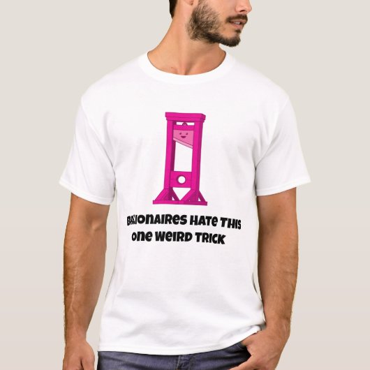 Schattigee KawaiiPink Guillotine One Weird Trick T T-shirt (Voorkant)