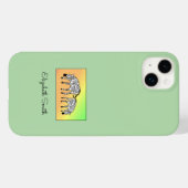 Schattigee Keniaanse Zebras iPhone / iPad hoesje (Achterkant (horizontaal))