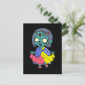 Schattigee Keniaanse zombie Briefkaart (Staand voorkant)