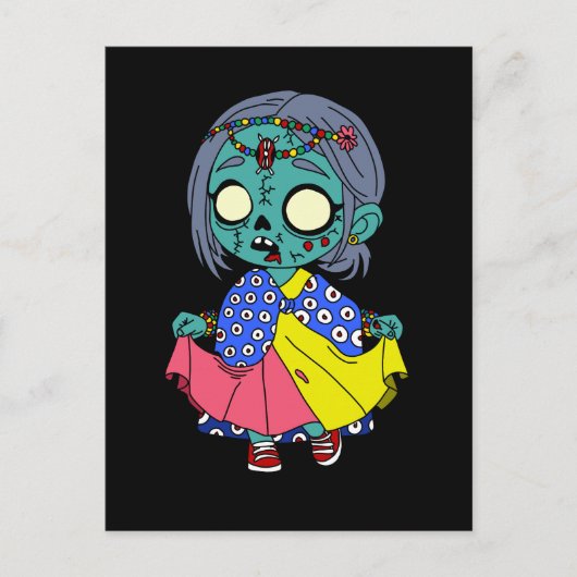 Schattigee Keniaanse zombie Briefkaart (Voorkant)