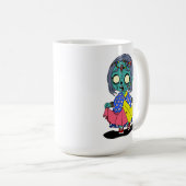 Schattigee Keniaanse zombie Koffiemok (Voorkant rechts)