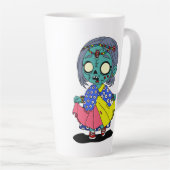 Schattigee Keniaanse zombie Latte Mok (Rechterhoek)