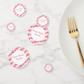 Schattigee kersen 1e verjaardag confetti (Groep)