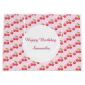 Schattigee kersen 1e verjaardag groot cadeauzakje (Voorkant)