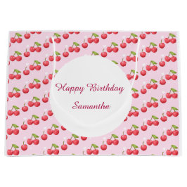 Schattigee kersen 1e verjaardag groot cadeauzakje