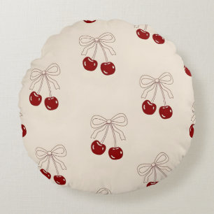 Schattigee kersen & boog rond kussen – Girly esthe