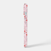 Schattigee kersen en boog iPhone 15 case (Linkerkant)