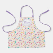 Schattigee Kersen en Snoep Pattern | PAARSE Schort (Voorkant)