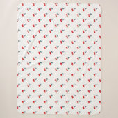 Schattigee kersen Sweet Simple Sherpa Deken (Voorkant)