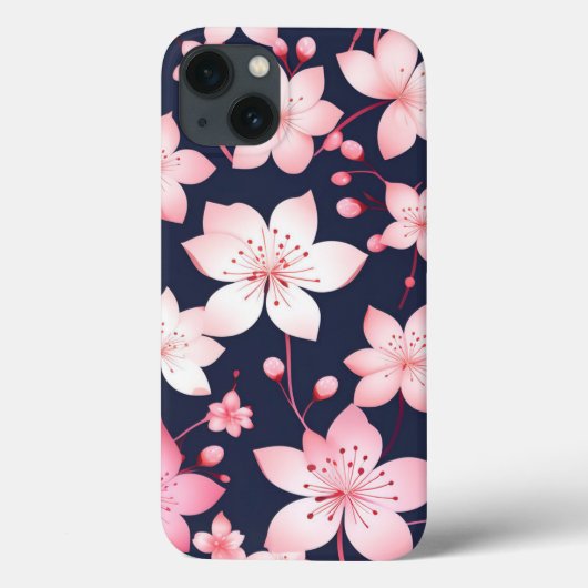 Schattigee kersenbloesem lentebloemen bloemenboom Case-Mate iPhone case (Achterkant)