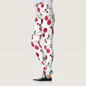 Schattigee kersenpatroon Leggings (Links)