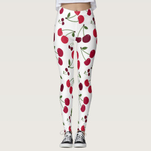 Schattigee kersenpatroon Leggings