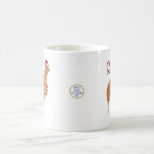 Schattigee Kerst Alpaca Gepersonaliseerde Dierenva Mok (Center)