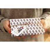 Schattigee kerst Alpaca, op maat Cadeaulabel