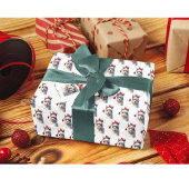 Schattigee kerst Alpaca, op maat Cadeaulabel