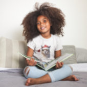 Schattigee kerst Alpaca, op maat T-shirt