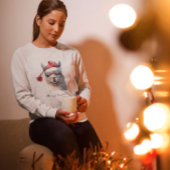 Schattigee kerst Alpaca, op maat Trui