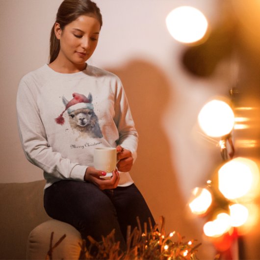 Schattigee kerst Alpaca, op maat Trui