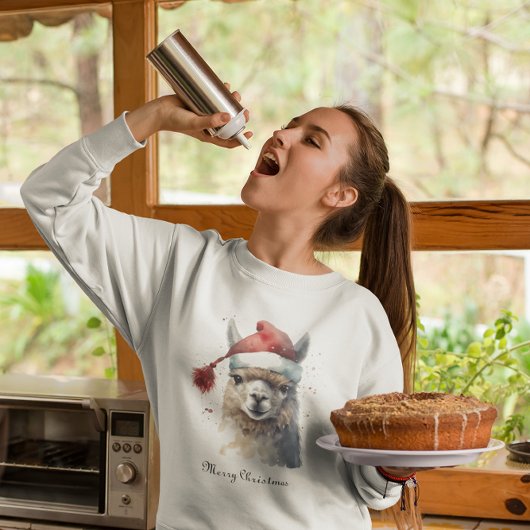 Schattigee kerst Alpaca, op maat Trui