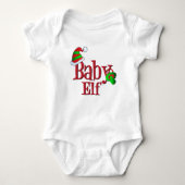 Schattigee kerst Baby Elf Romper (Voorkant)
