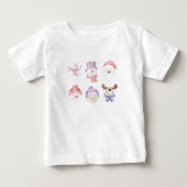 Schattigee kerst Baby Tshirt (Voorkant)