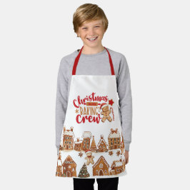 Schattigee Kerst Bakken Crew Gingerbread Man Huize Schort