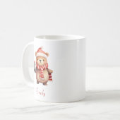 Schattigee Kerst Beer Gepersonaliseerd Kind Koffiemok (Voorkant links)