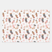 Schattigee kerst Boho Inpakpapier Vel (Voorkant)