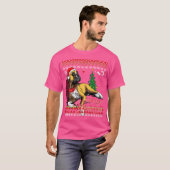Schattigee kerst Boxer Dogs T-shirt (Voorkant volledig)