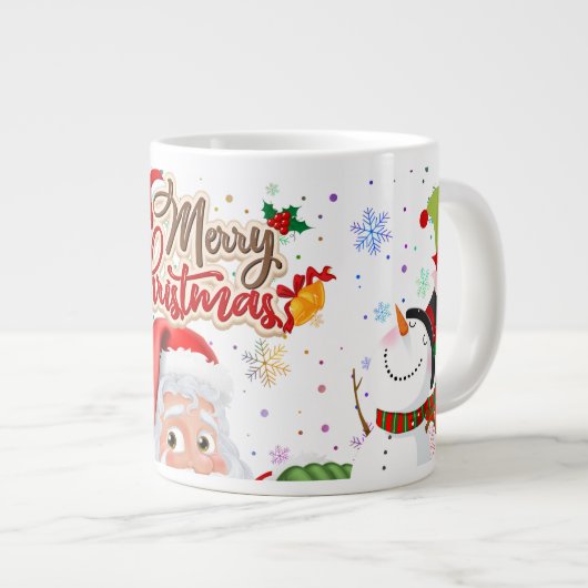 Schattigee kerst Cheer Mokken (Voorkant rechts)