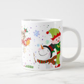 Schattigee kerst Cheer Mokken (Rechts)