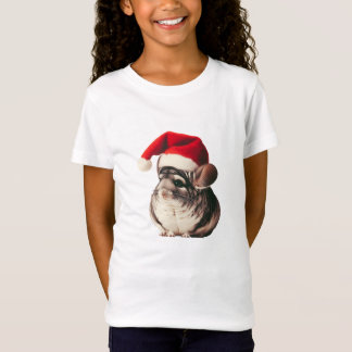 Schattigee kerst chinchilla t-shirt
