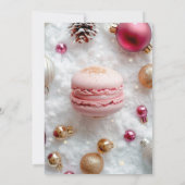 Schattigee kerst Coco en Sprinkles Baby shower Kaart (Achterkant)