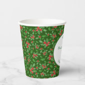 Schattigee Kerst Cookie Exchange Party Aangepaste  Papieren Bekers (Voorkant)