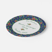 Schattigee Kerst Cookie Exchange Party Aangepaste  Papieren Bordje (Gekanteld)