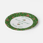 Schattigee Kerst Cookie Exchange Party Aangepaste  Papieren Bordje (Gekanteld)