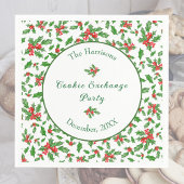 Schattigee Kerst Cookie Exchange Party Aangepaste  Servet