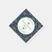 Schattigee Kerst Cookie Exchange Party Aangepaste Servet (Hoek)