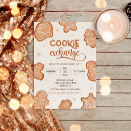 Schattigee Kerst Cookie Exchange Uitnodiging