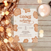 Schattigee Kerst Cookie Exchange Uitnodiging