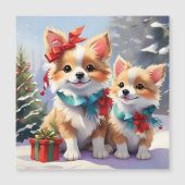 Schattigee kerst Corgis Holiday Delight (Voorkant)